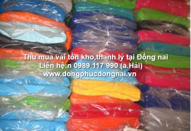 Thu mua vải thanh lý tồn kho ở Biên Hòa-Đồng Nai