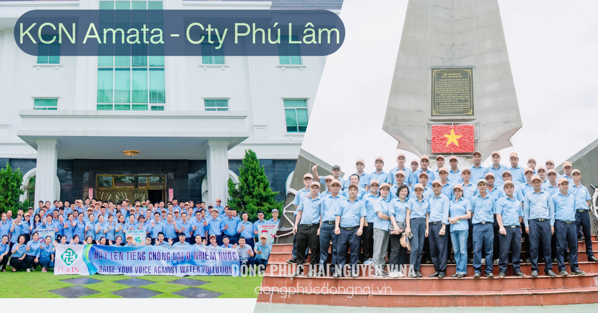 Đồng phục công ty PHÚ LÂM khu công nghiệp AMATA