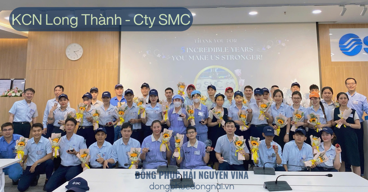 Đồng phục công ty SMC khu công nghiệp Long Thành