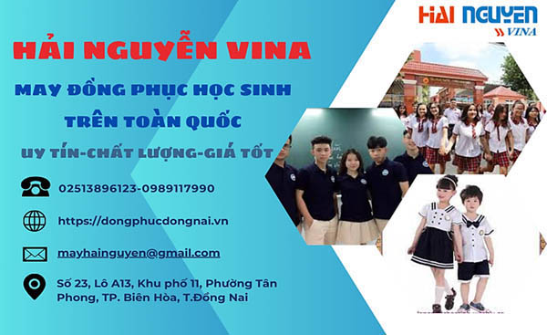 Hải Nguyễn Vina nhận may đồng phục học sinh trên toàn quốc kể cả Quảng Ngãi