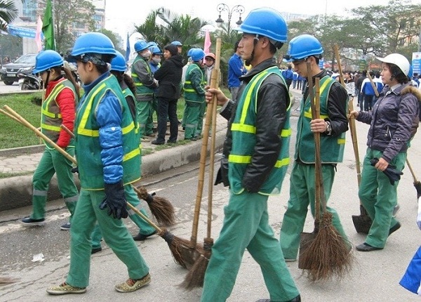 Đồng phục công nhân môi trường