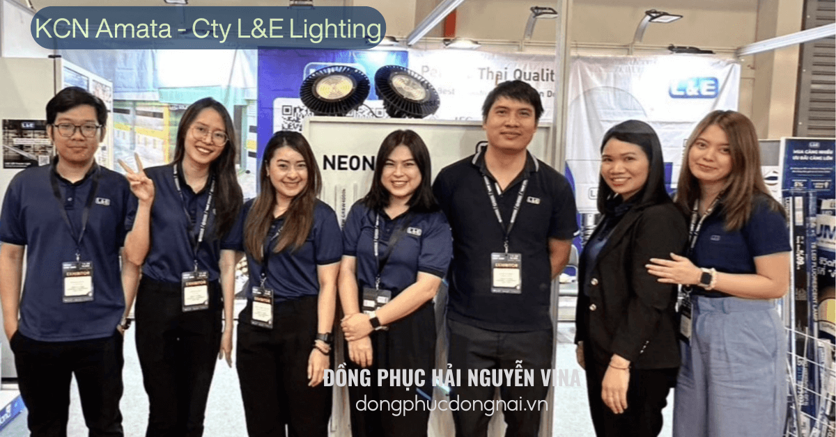 Đồng phục công ty L&E Lighnting KCN Amata
