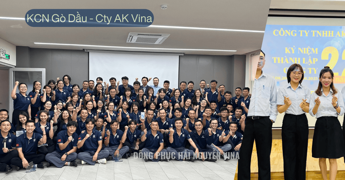 Đồng phục công ty AK Vina KCN Gò Dầu