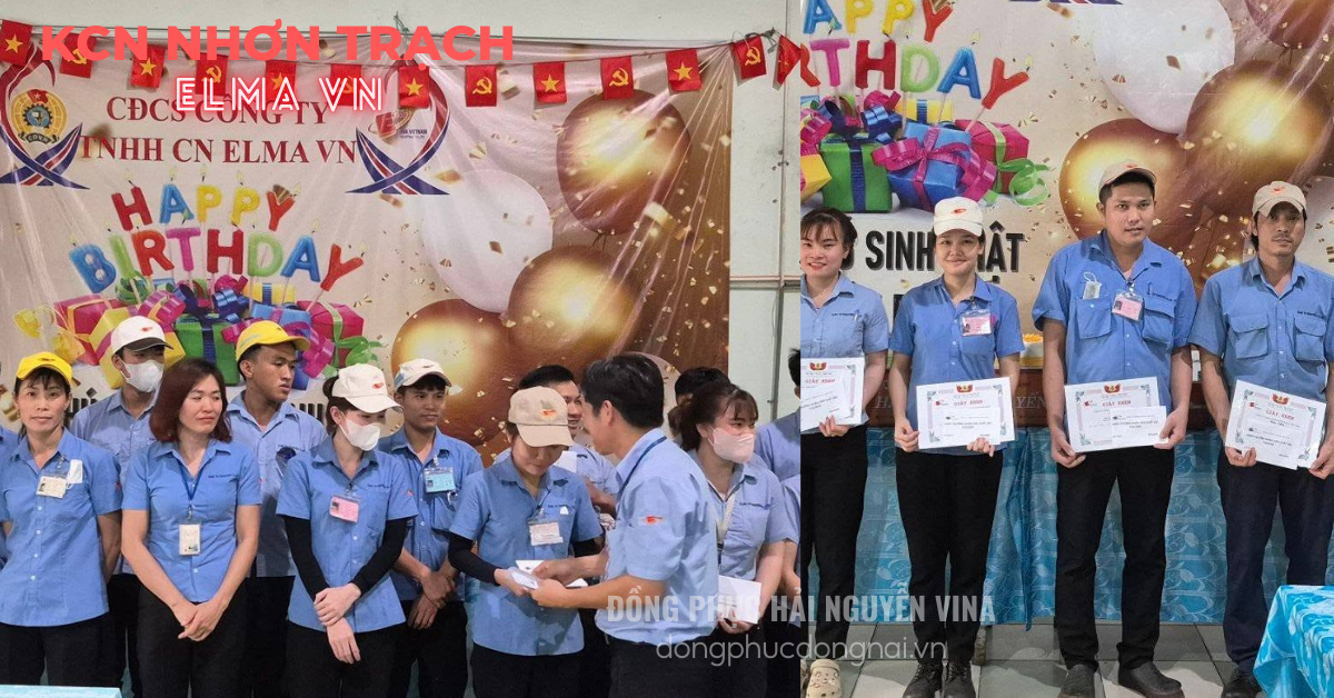 Đồng phục công ty Elma KCN Nhơn Trạch