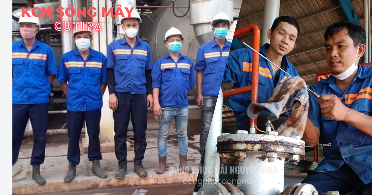 Đồng phục bảo hộ lao dộng công ty Cutipa KCN Sông Mây