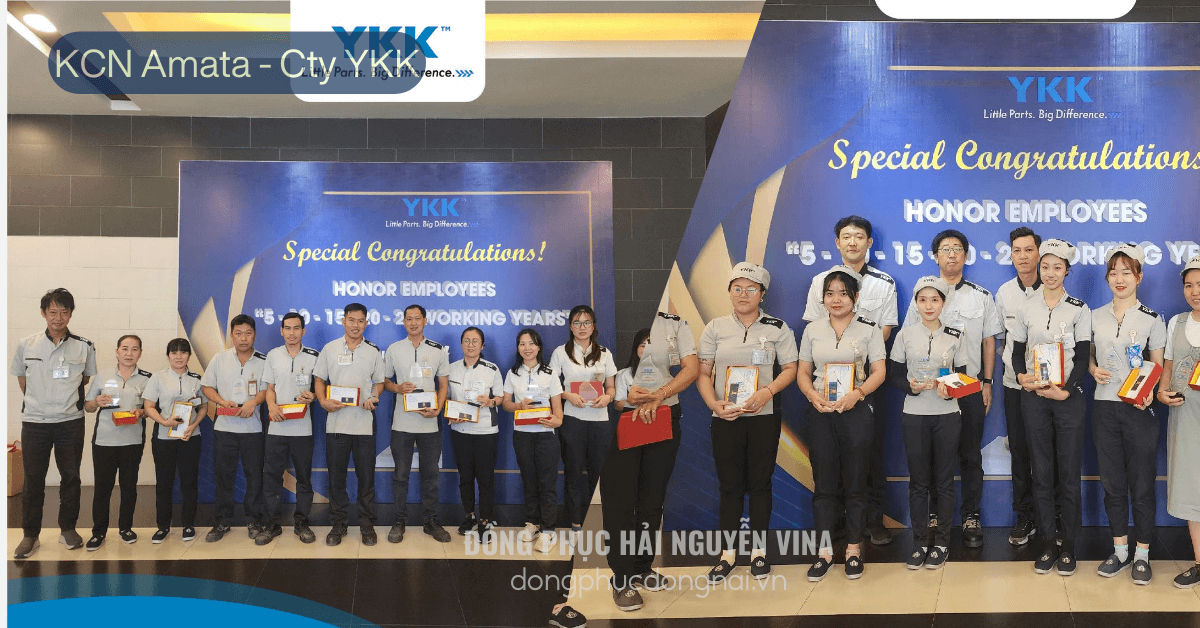 Đồng phục công ty YKK KCN Amata