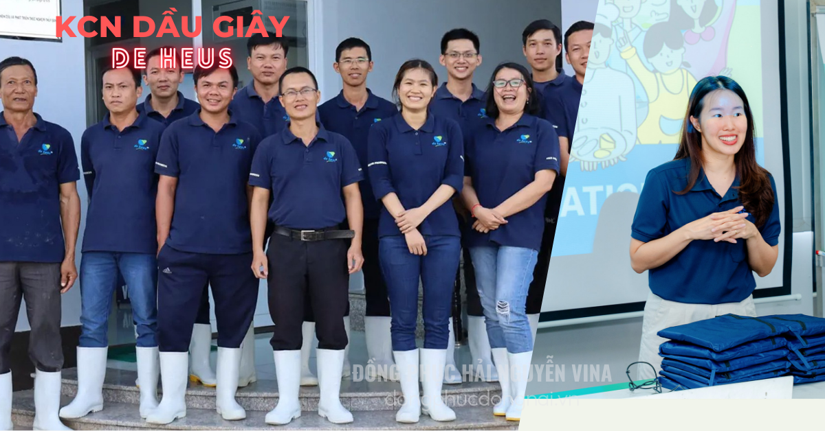 Đồng phục công ty De Heus KCN Dầu Giây