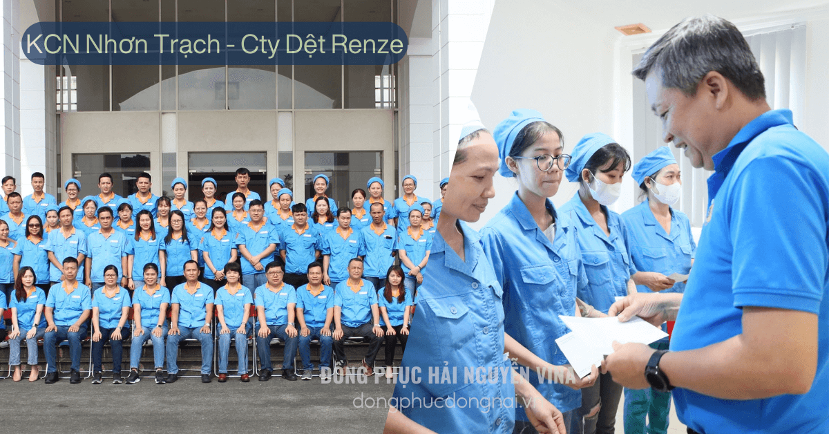 Đồng phục công ty Dệt Renze KCN Nhơn Trạch