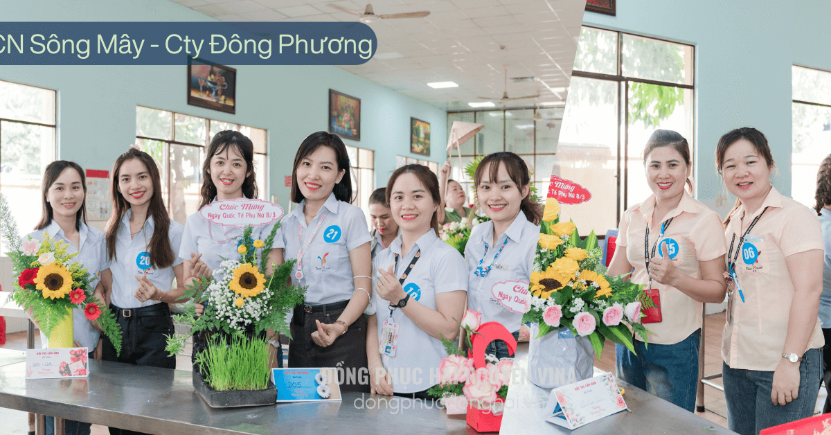 Đồng phục công ty May Đông Phương KCN Bàu Xéo