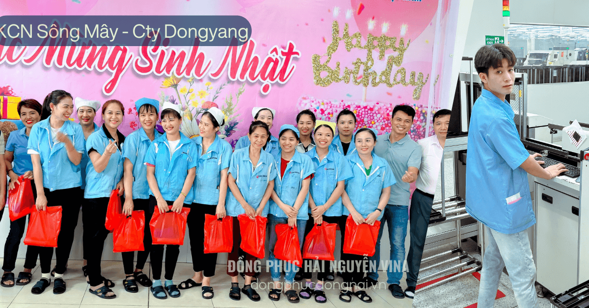 Đồng phục công ty May Dongyang CN Bàu Xéo