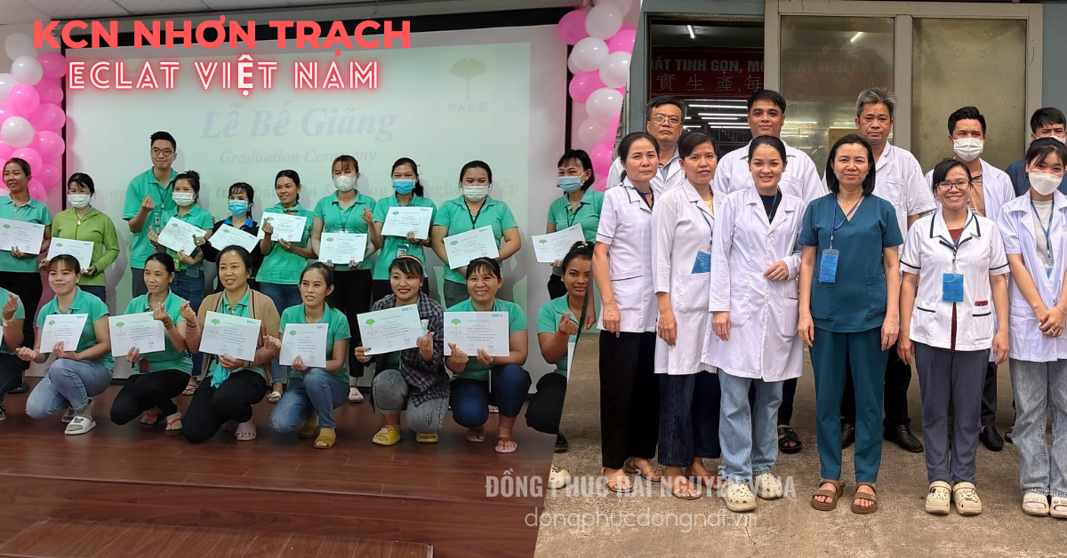 Đồng phục công ty Eclat KCN Nhơn Trạch