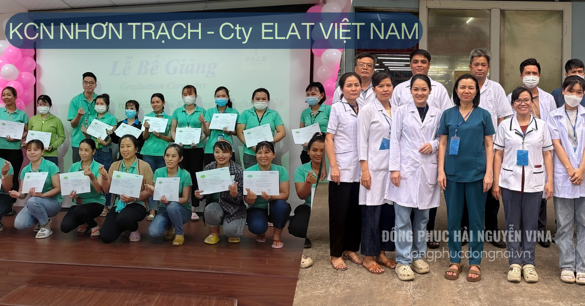 Đồng phục công ty Eclat Khu công nghiệp Nhơn Trạch