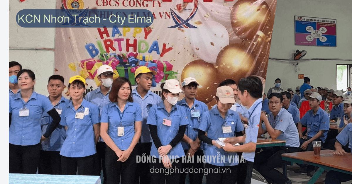 Đồng phục công ty Elma KCN Nhơn Trạch