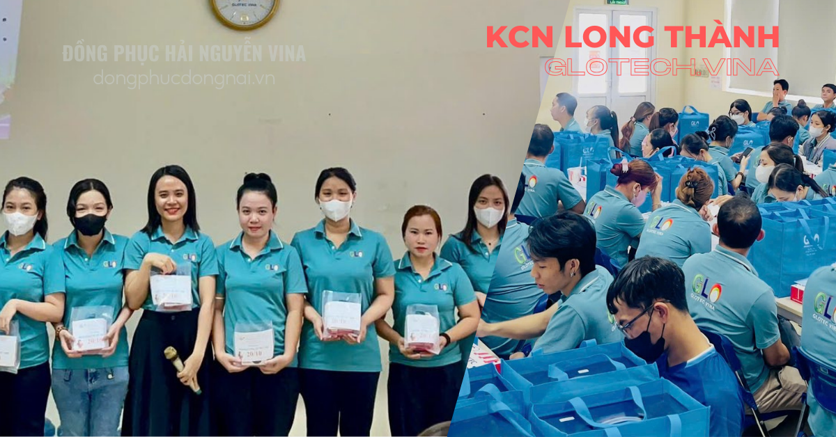 Đồng phục công ty Glotec Khu công nghiệp Long Thành
