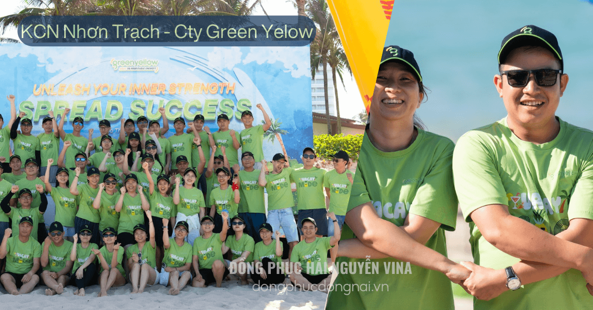 Đồng phục công ty Greeg Yelow KCN Nhơn Trạch