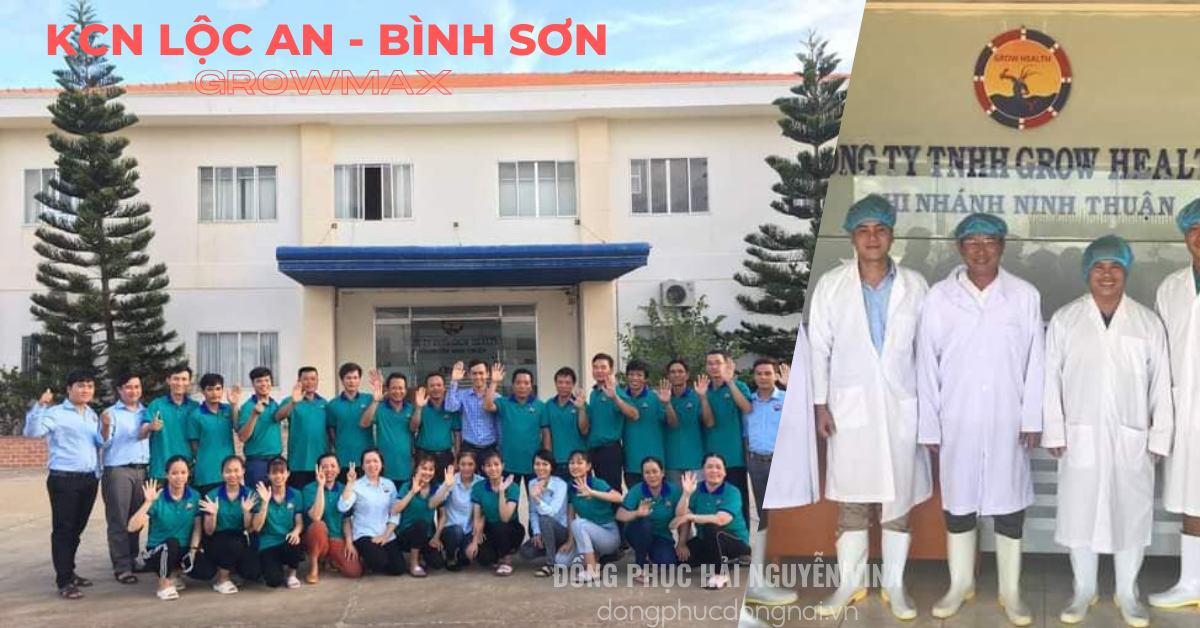 Đồng phục công ty Growmax KCN Lộc An Bình Sơn