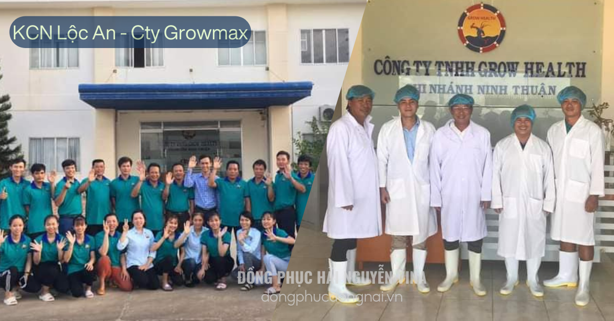 Đồng phục công ty Grownmax KCN Lộc An Bình Sơn