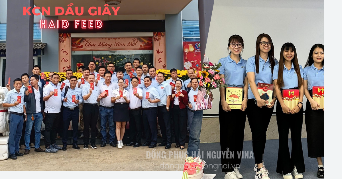Đồng phục văn phòng công ty Haid Feed KCN Dầu Giây