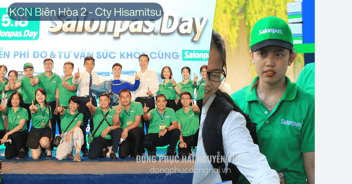 Đồng phục công ty Hisamitsu KCN Biên Hòa 2