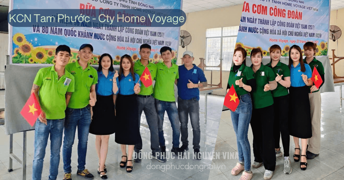 Đồng phục công ty Home Votage KCN Tam Phước