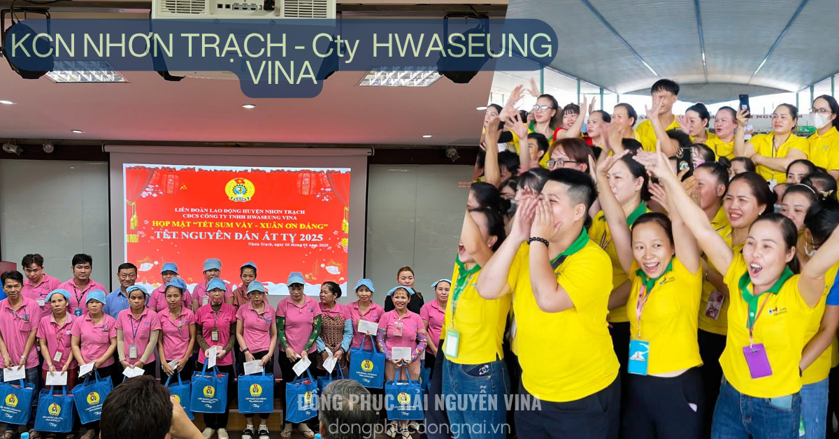 Đồng phục công ty HWASEUNG Khu công nghiệp Nhơn Trạch