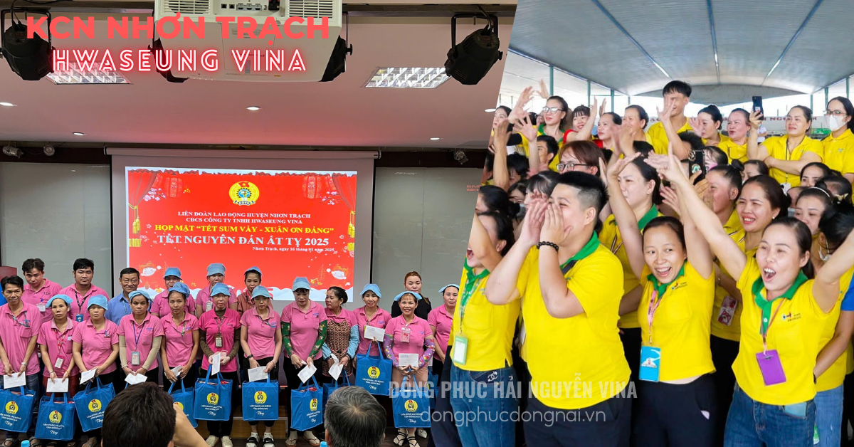 Đồng phục công ty Hwaseung Vina KCN Nhơn Trạch