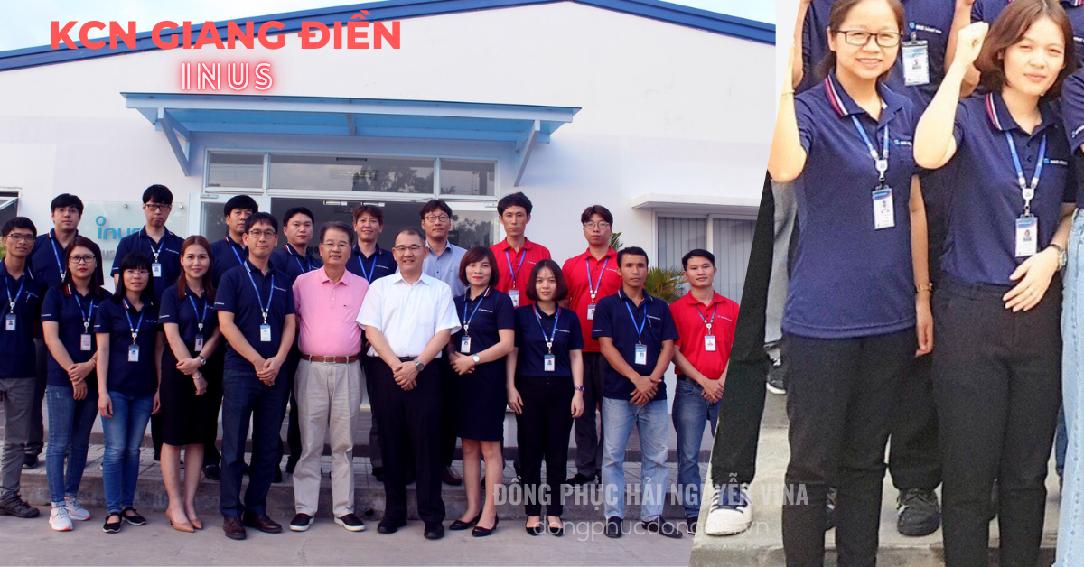 Đồng phục áo sthun công ty Inusd KCN Giang Điền