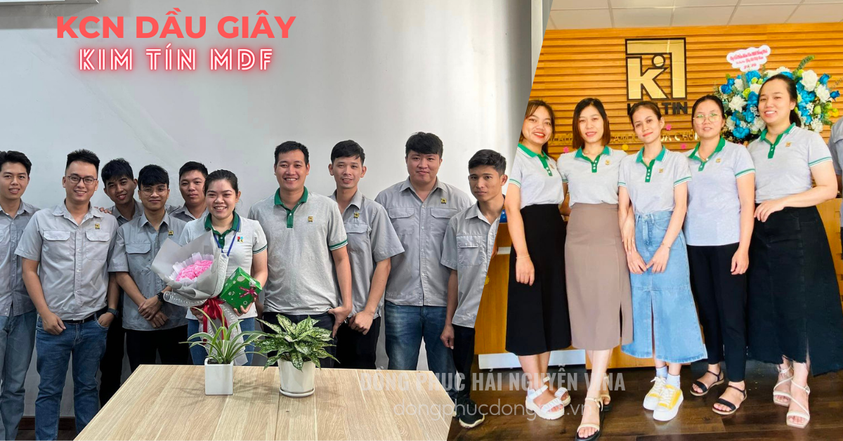 Đồng phục công ty Kim Tín MDF KCN Dầu Giây