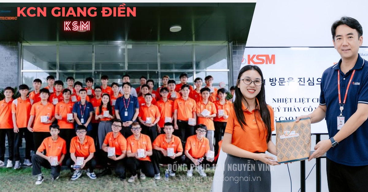 Đồng phục công ty KSM KCN Giang Điền