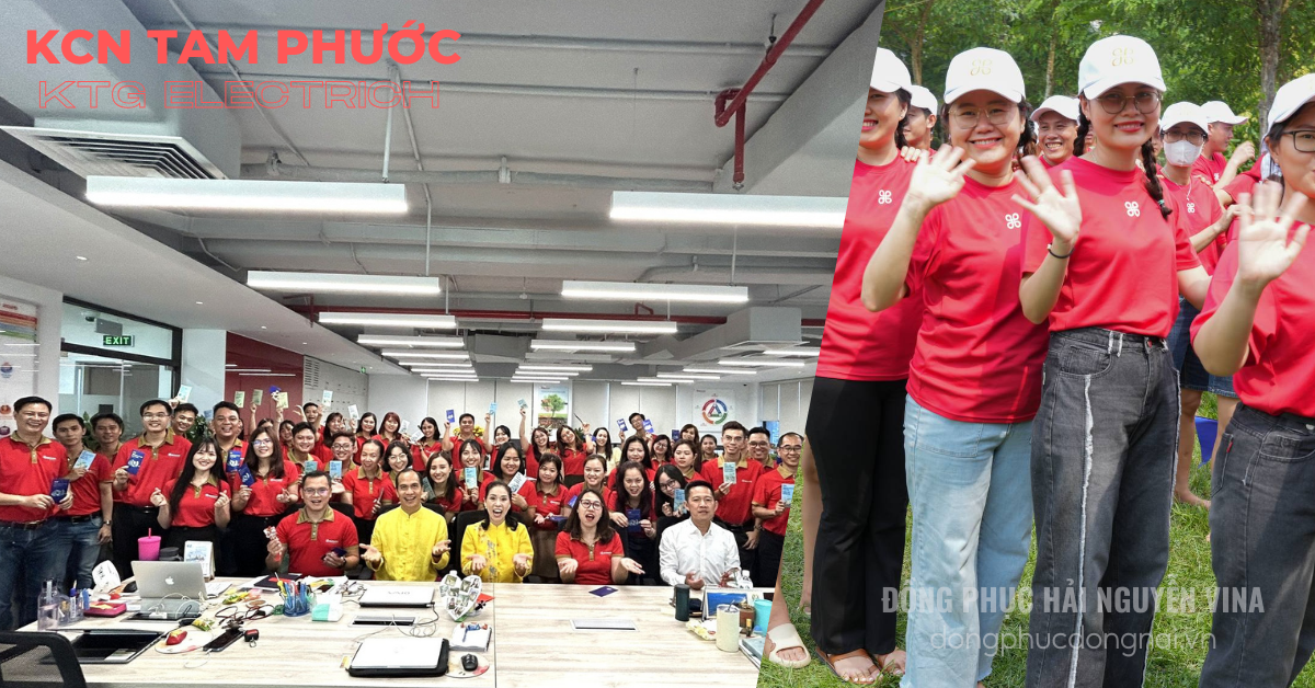 Đồng phục công ty KTG Electricg Khu công nghiệp Tam Phước