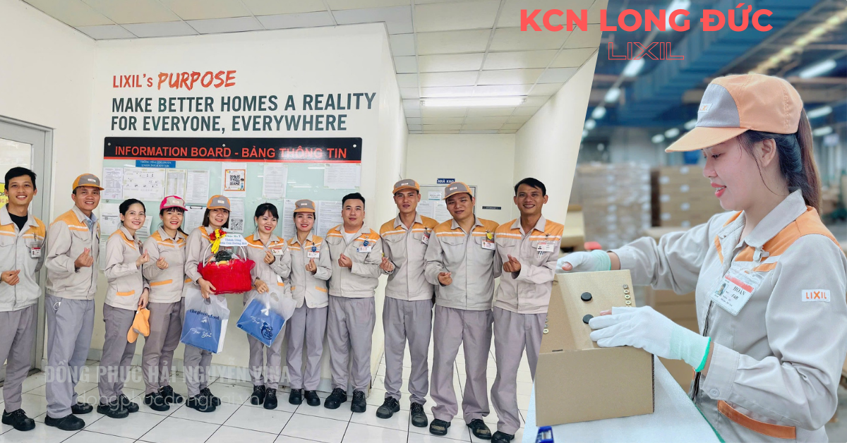Đồng phục công ty Lixil KCN Long Đức