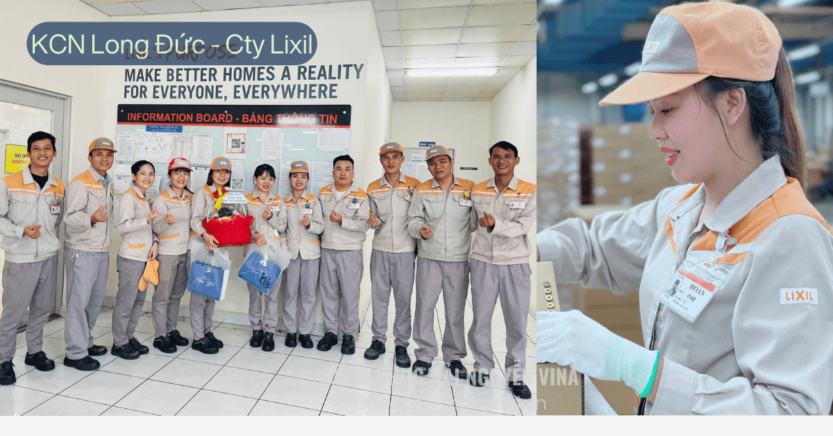 Đồng phục công ty Lixil KCN Long Đức