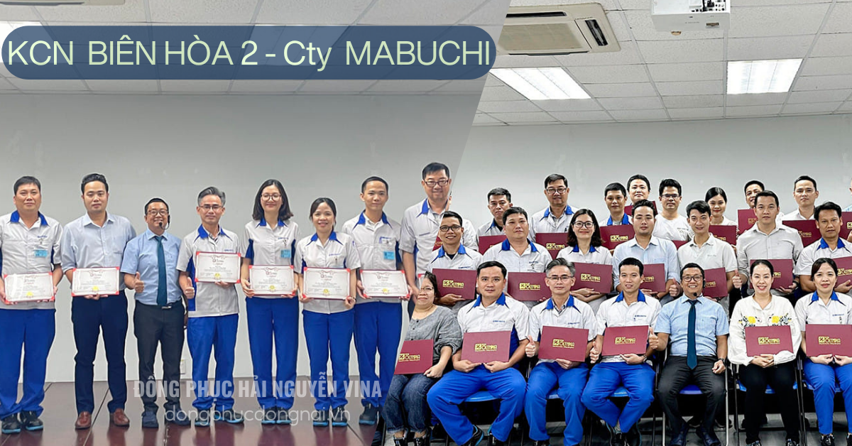 May đồng phục công ty Mabuchi KCN Biên Hòa 2
