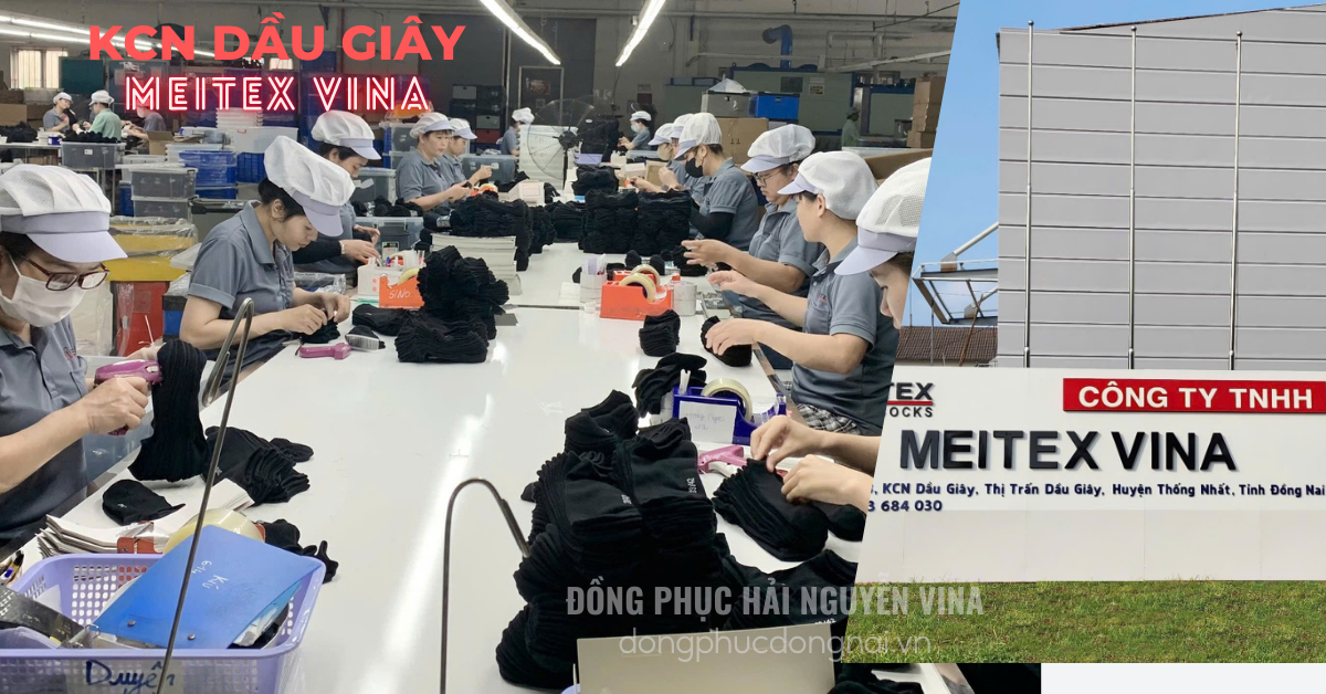 Đồng phục công ty Meitex Vina KCN Dầu Giây