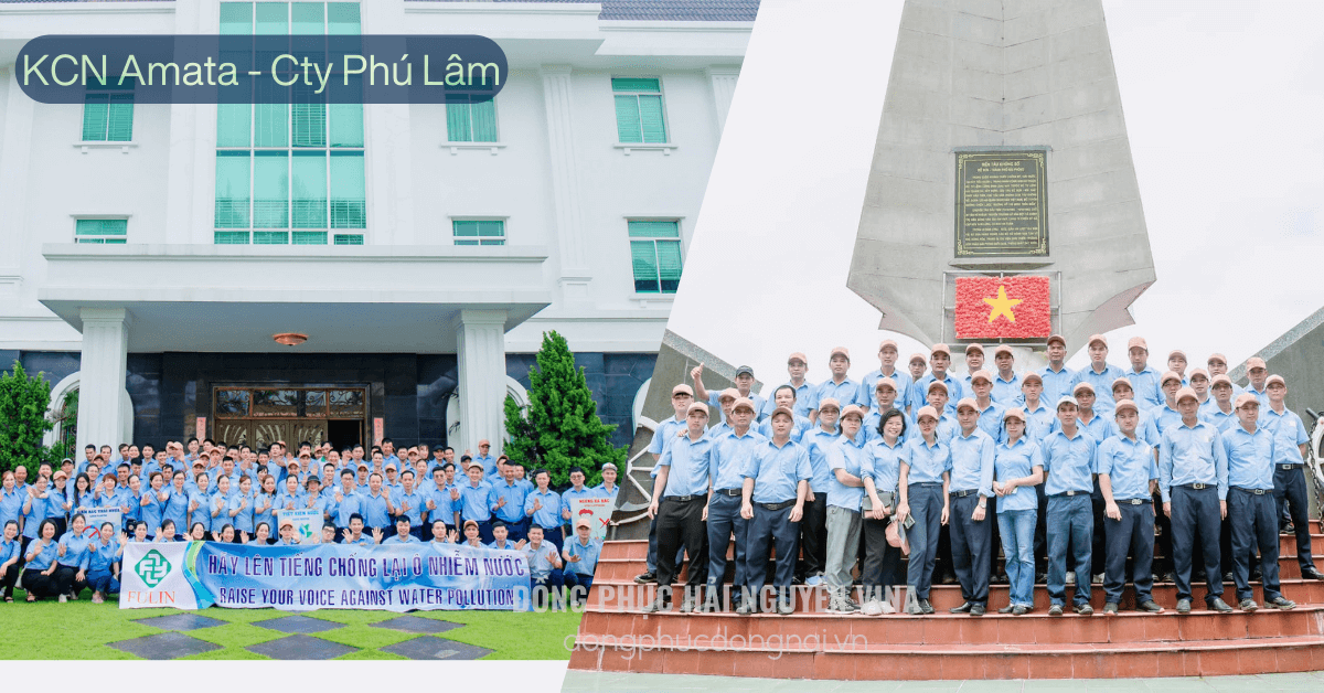 Đồng phục công ty Phú Lâm KCN Amata