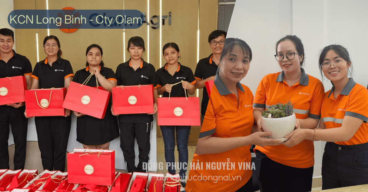 Đồng phục công ty OLam KCN Long Bình Loteco