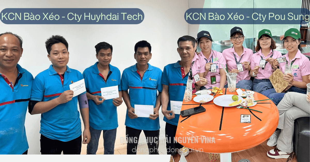 Đồng phục công ty Huyndai Tech KCN Bàu Xéo