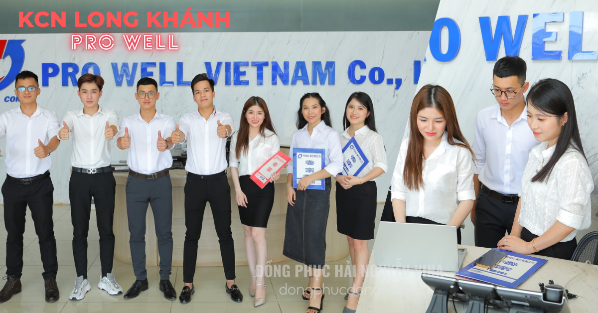 Đồng phục somi văn phòng công ty Pro Well KCN Long Khánh