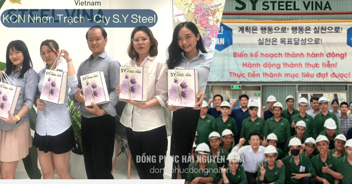 Đồng phục công ty S.Y Steel KCN Nhơn Trạch