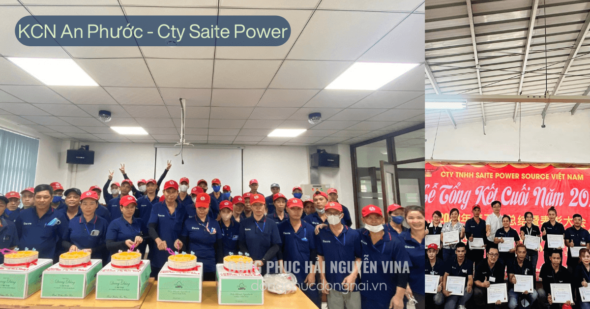 Đồng phục công ty Saite Power KCN An Phước