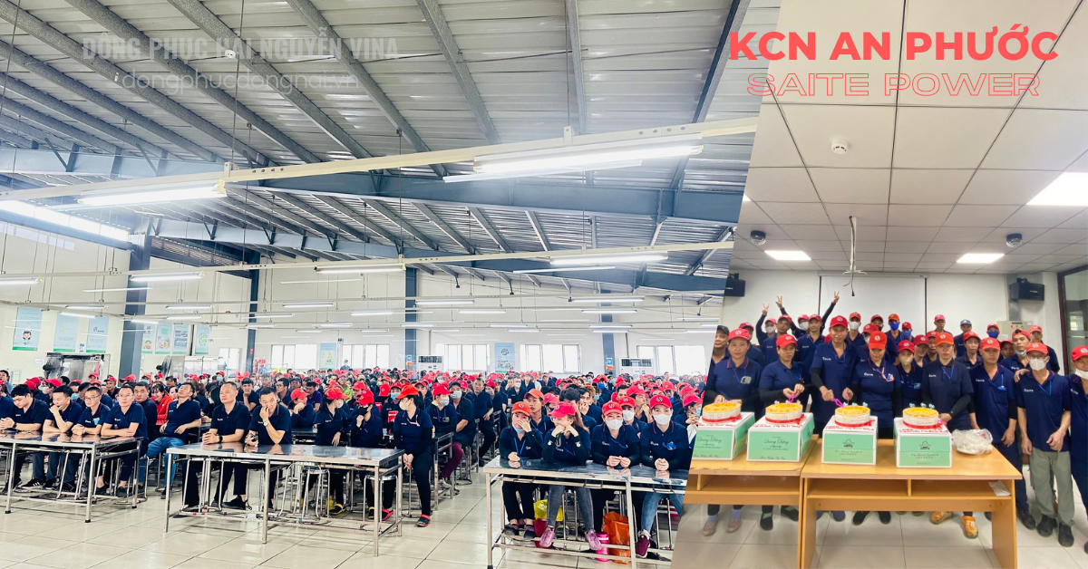 Đồng phục công ty Saite Power Khu công nghiệp An Phước