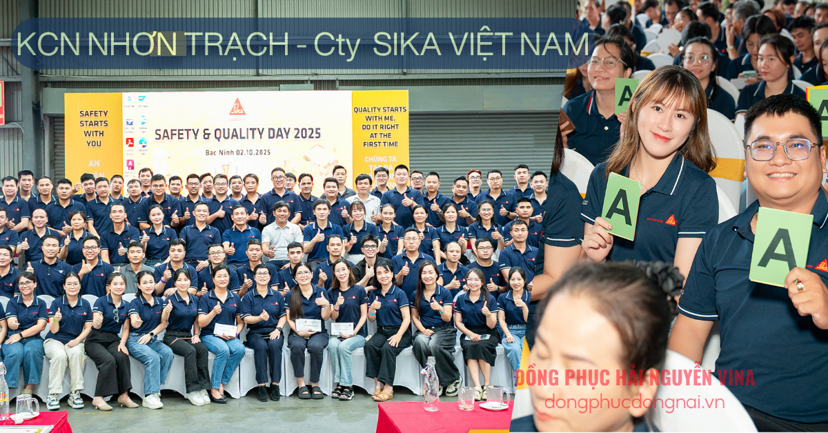 Đồng phục công ty SIKA Khu công nghiệp Nhơn Trạch