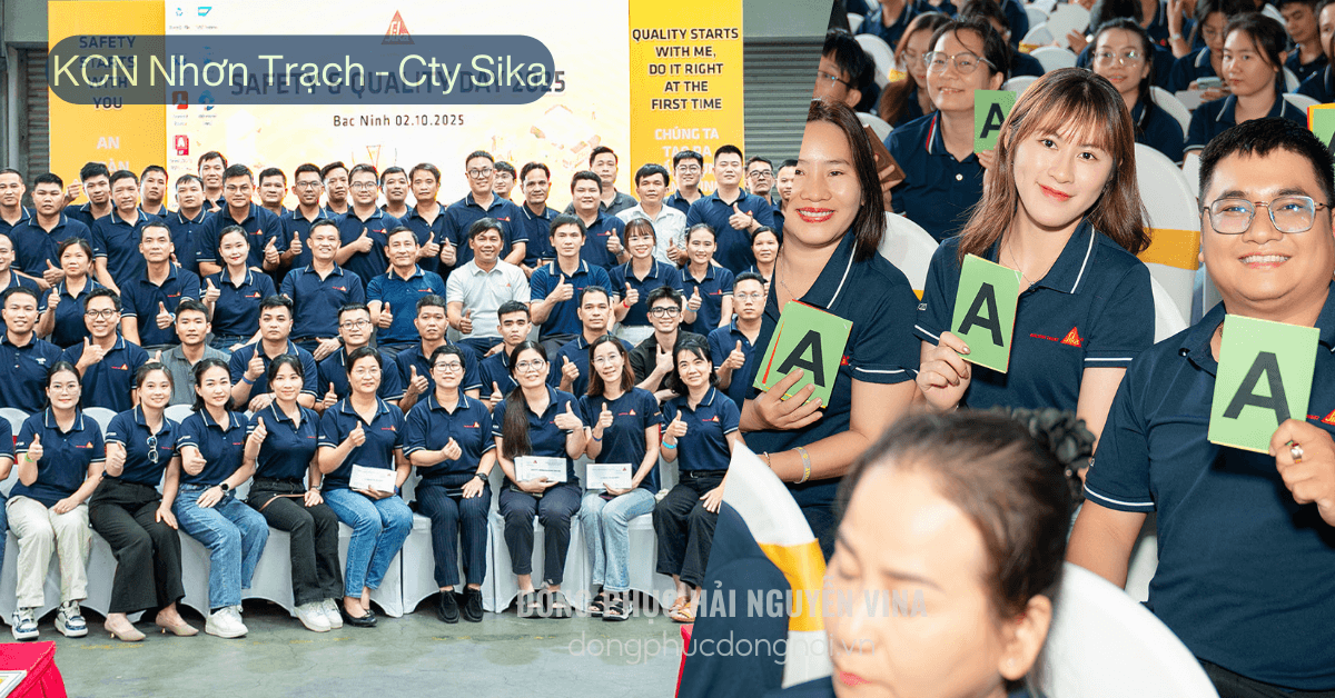 Đồng phục công ty Sika KCN Nhơn Trạch