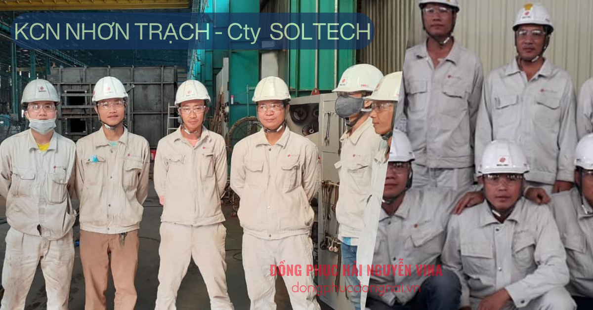 Đồng phục công ty SOLTECH Khu công nghiệp Nhơn Trạch