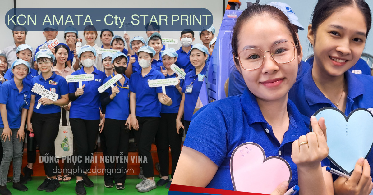 Đồng phục công ty Starprint KCN Amata