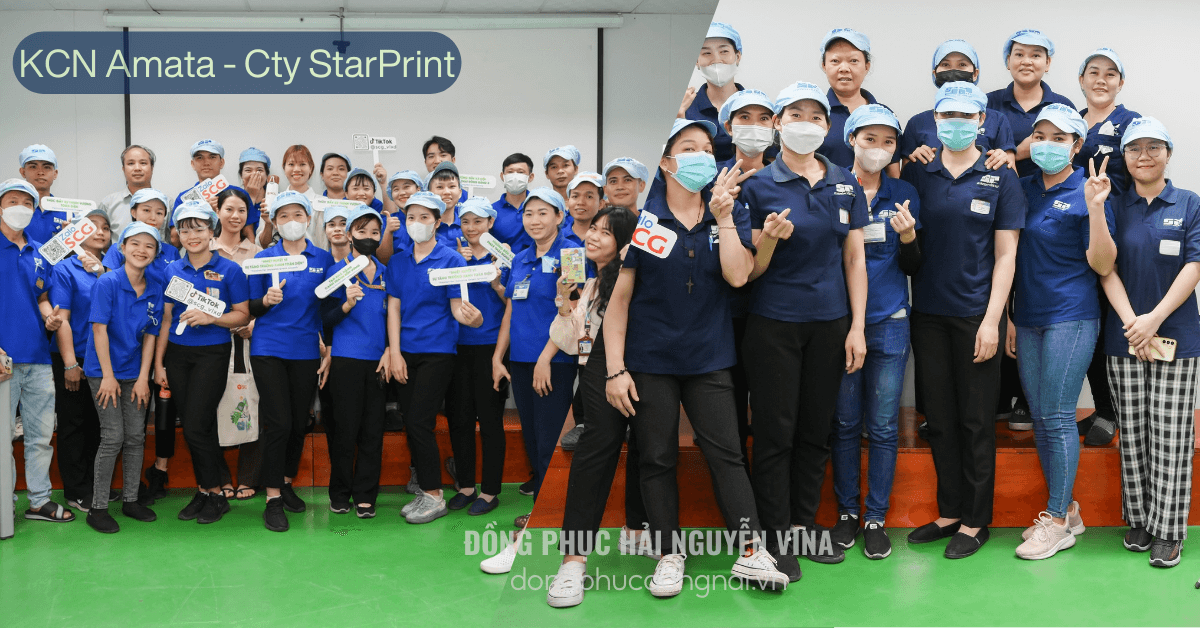 Đồng phục công ty Starprint KCN Amata