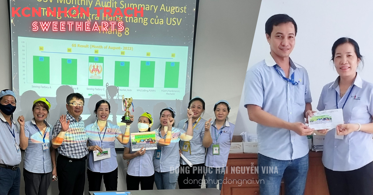 Đồng phục công ty Sweetherts KCN Nhơn Trạch