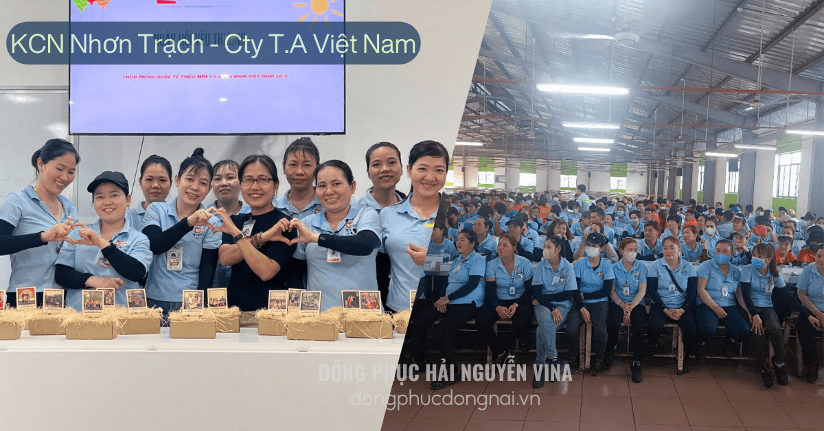 Đồng phục công ty T.A Việt Nam KCN Nhơn Trạch