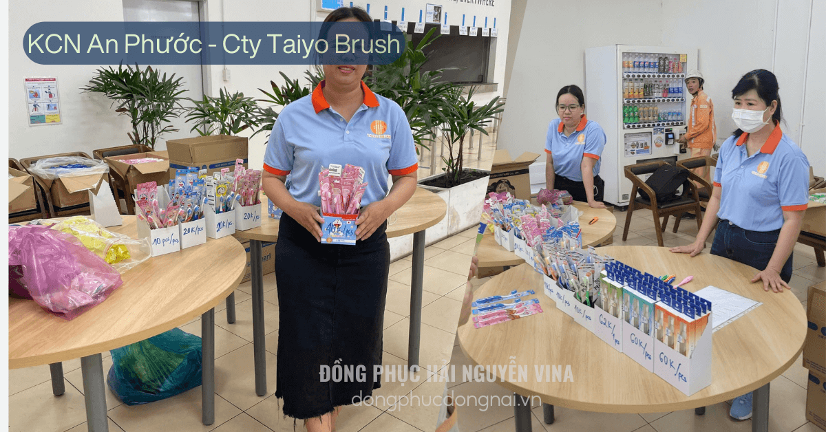 Đồng phục công ty Taiyo Brush KCN An Phước