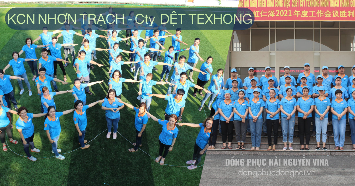 Đồng phục công ty TEXHONG Khu công nghiệp Nhơn Trạch